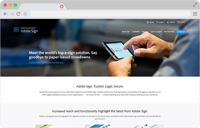 Estate Agent Software Integration with Adobe Sign
