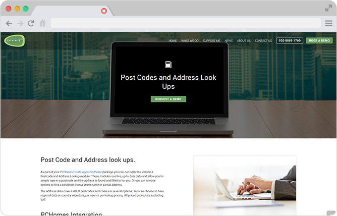 Estate Agent Software Integration with Loqate GBG