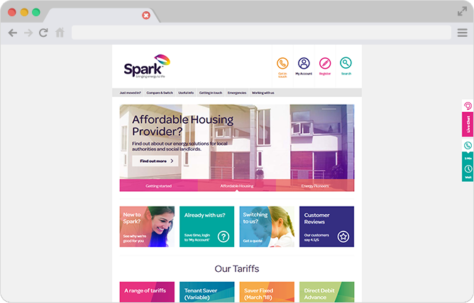 Estate Agent Software Integration with Spark Energy