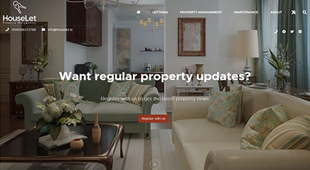 HouseLet Estate Agent Website